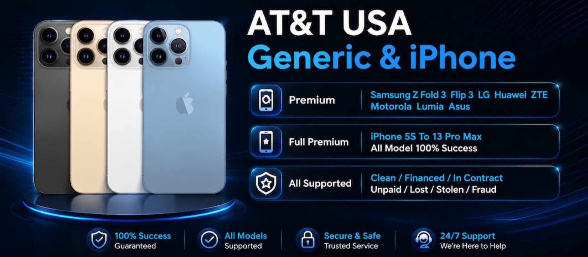 AT&T USA Generic & iPhone